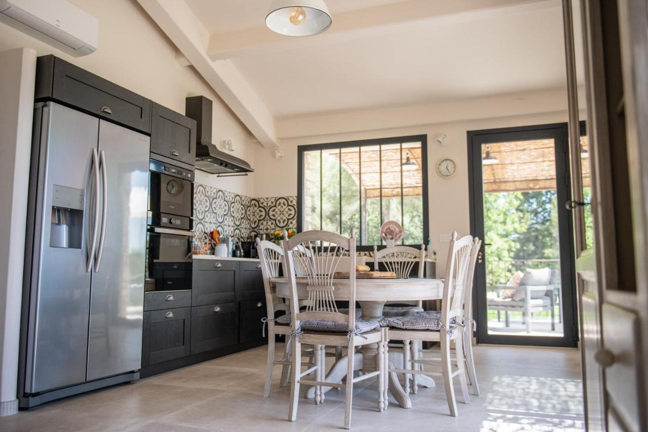Bastide Toujours Dimanche, Maison De Vacances Avec Vue & Piscine Privee กอร์ด ภายนอก รูปภาพ