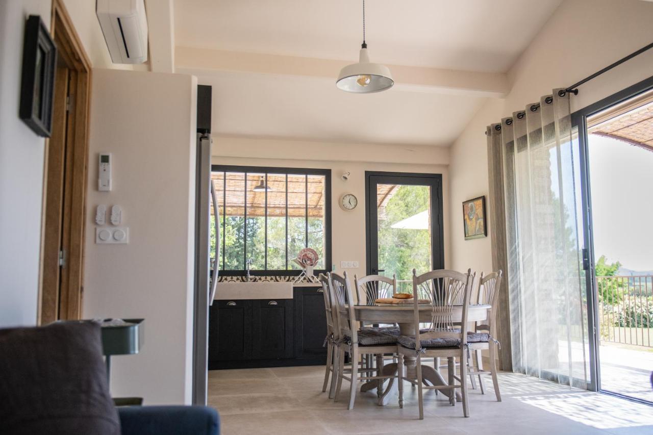 Bastide Toujours Dimanche, Maison De Vacances Avec Vue & Piscine Privee กอร์ด ภายนอก รูปภาพ