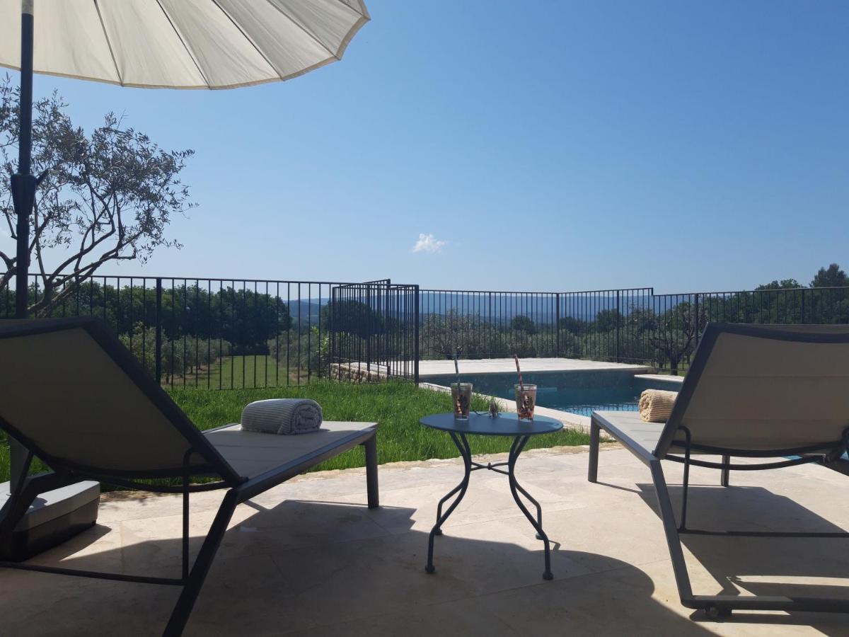 Bastide Toujours Dimanche, Maison De Vacances Avec Vue & Piscine Privee กอร์ด ภายนอก รูปภาพ